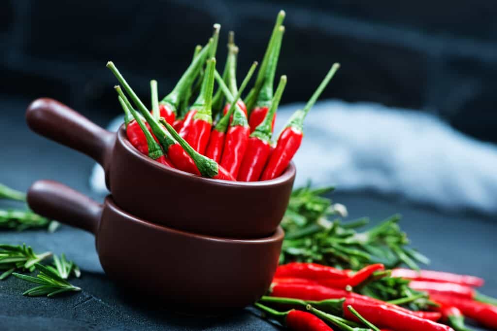 Italian peperoncino peppers