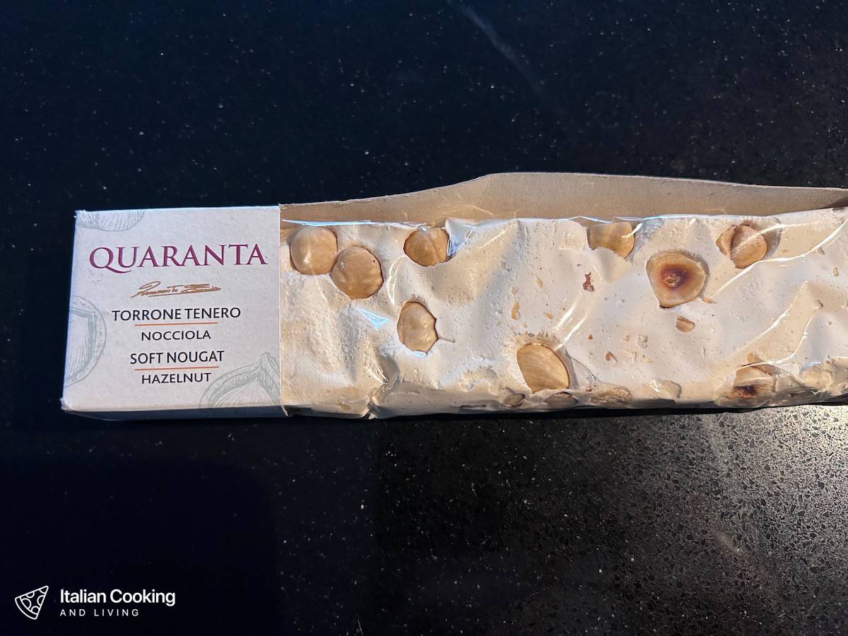 Traditional Italian Torrone Nougat