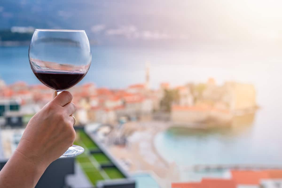 Wine of Campania Region in Italy