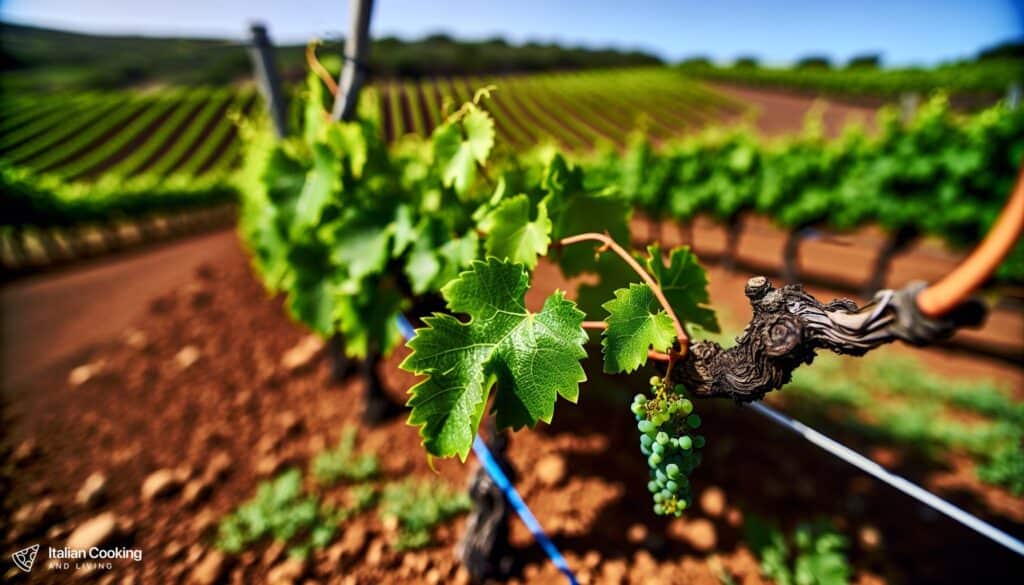 Grapes grown