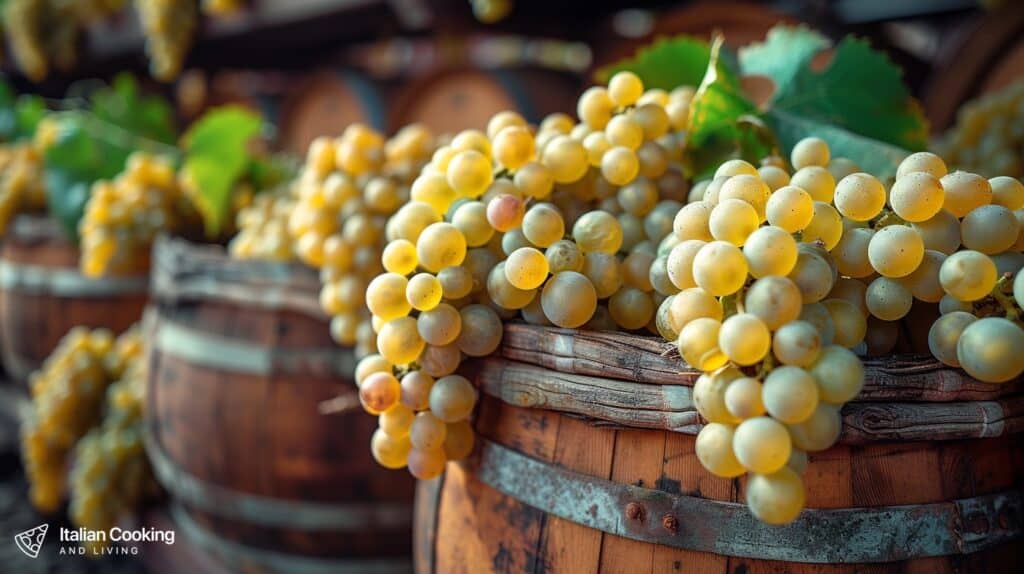 Greco Bianco grapes.