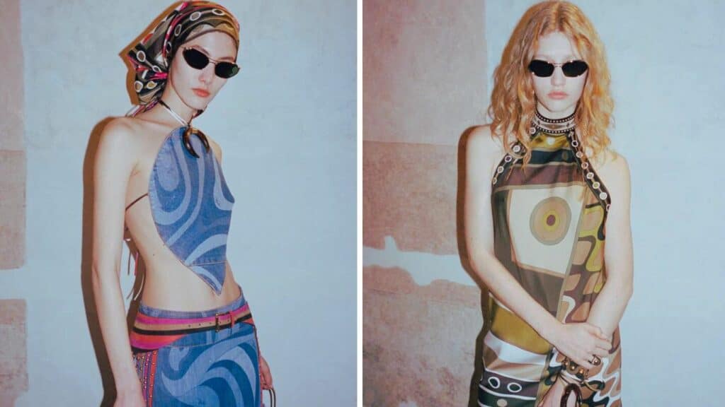 vibrant geometric prints